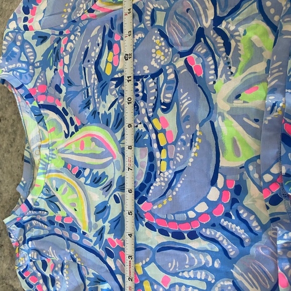 Lilly Pulitzer Dress With Tie Sleeves.  Size XS. - Picture 7 of 7